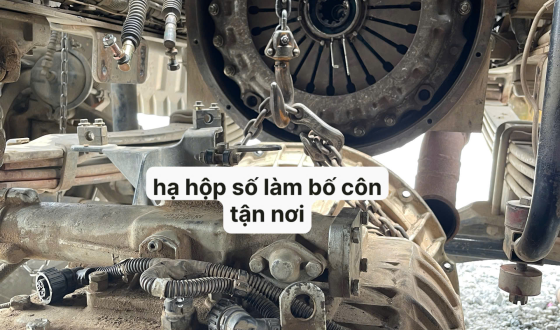Cứu hộ &ocirc; t&ocirc;, xe tải gặp sự cố tr&ecirc;n đường Nguyễn Văn Linh, B&igrave;nh Ch&aacute;nh